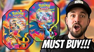 * NEW* Mega Charizard X & Y EX Tin FULL CASE