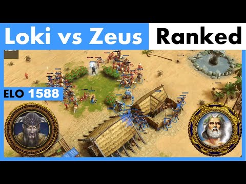 Loki vs Zeus | 1v1 Ranked | Age of Mythology