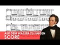 SCHUBERT Auf dem Wasser zu Singen (D.774) Score