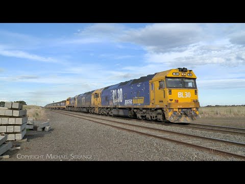 7731V Grain Train Approaching Gheringhap Loop (7/9/2022) - PoathTV Australian Railways
