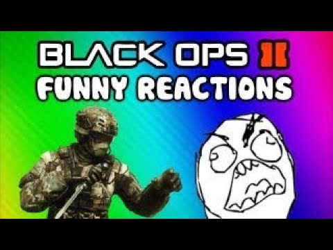 Black Ops 2 Funny Death Reactions - Angry COD Players Rage & Random Reactions (Fudge!)
