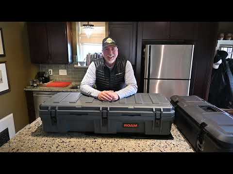 Unboxing ROAM Rugged Case 95L and Pelican BX55S cargo case.