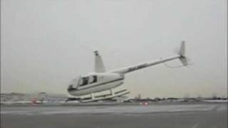 preview picture of video 'R44 Helicopter Takeoff at Boeing Field'