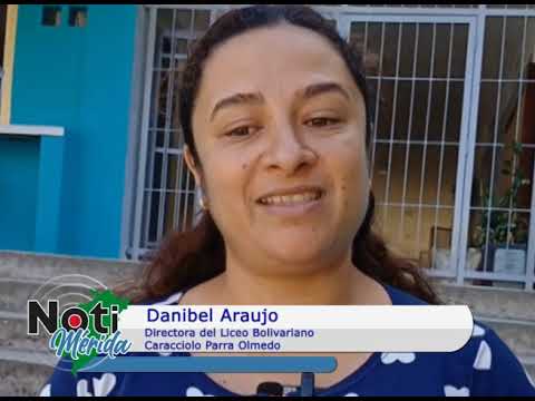 #NotiMérida Jehyson Guzmán orientó la rehabilitación integral del Liceo Bolivariano Caracciolo Parra