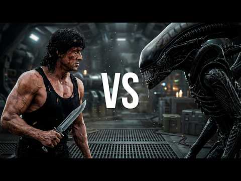 RAMBO vs. ALIEN Xenomoroh || Who Would Win?