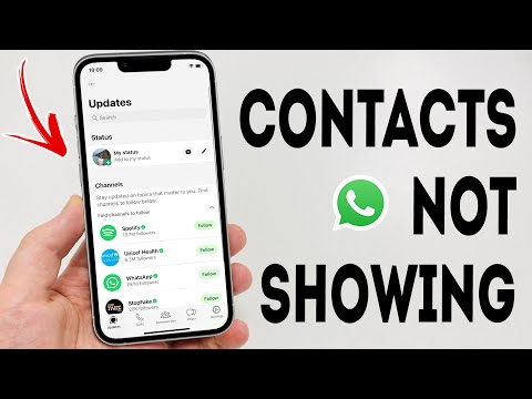 How To Fix Contacts Not Showing In WhatsApp - Full Guide