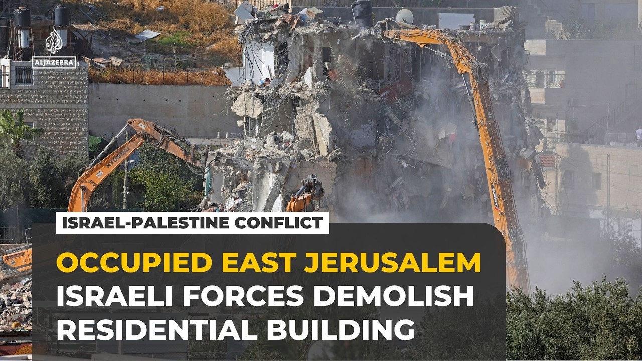 Israeli forces demolish residential building in occupied East Jerusalem