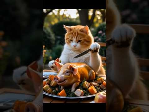 🌧️ Cute Cats in the Rain Wearing Adorable Raincoats – Meow Meow Sad Song 😿🎶 #shorts