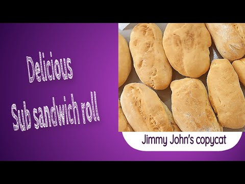 Best copycat Jimmy John's hoagie bread you'll ever try | Easy homemade French bread recipe