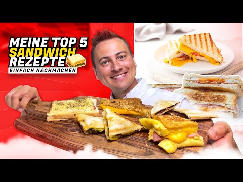 Meine *TOP 5* SANDWICH Rezepte!