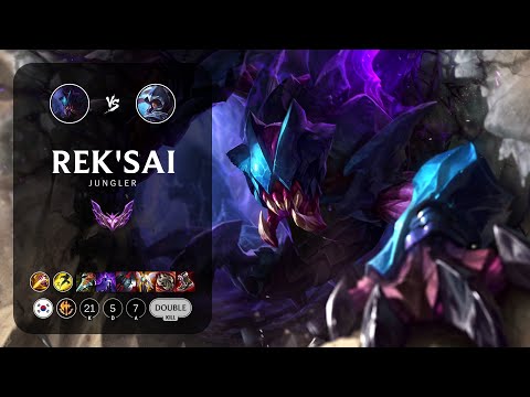 Rek'Sai Jungle vs Talon - KR Master Patch 13.6