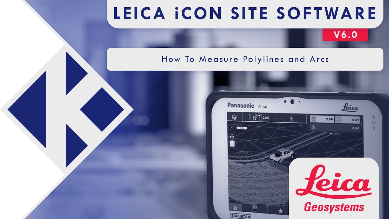 How to Measure Polylines and Arcs in Leica iCON Site V6.0