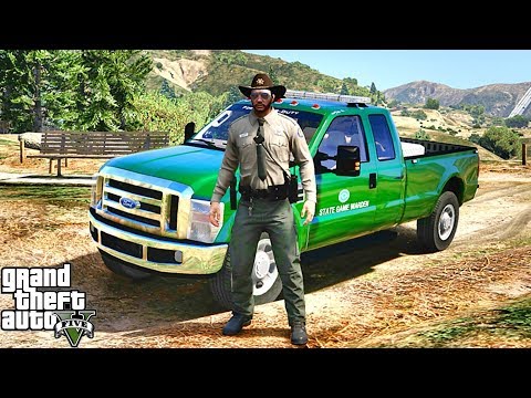 GTA 5 MODS LSPDFR 1016 - PARK RANGER PATROL!!! (GTA 5 REAL LIFE PC MOD)