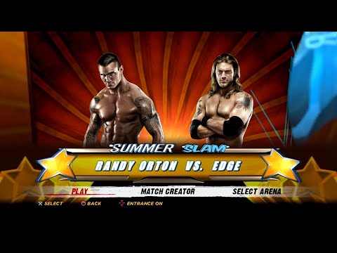 WWE '12 PS3 - Randy Orton VS Edge [2K][mClassic]