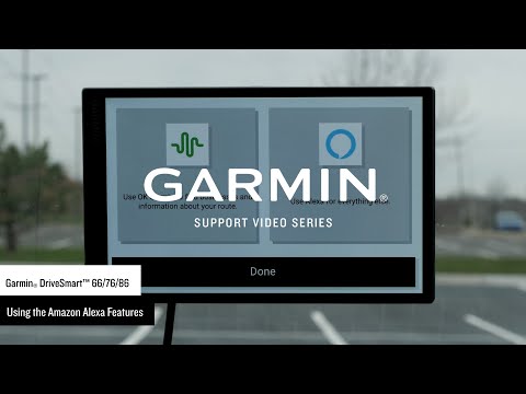 Support: Amazon Alexa on DriveSmart™ 66/76/86  (Apple®)