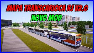 ????Gameplay Mapa Transcarioca RJ V2 Recreio | Linha 961 | Proton Bus Simulator | PBSU | Mods