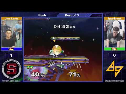 Event Match 16: Joey-Laces (Falco) vs Spoodbeest (Luigi) - Pools