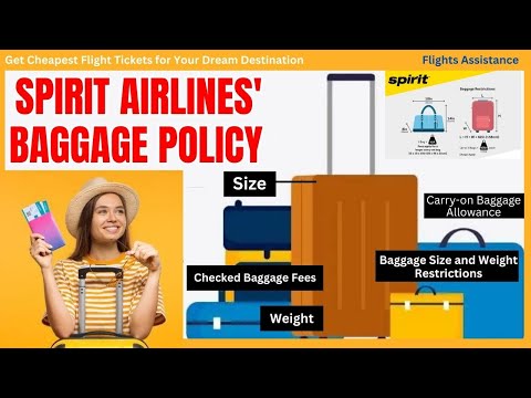 Spirit Airlines Baggage Policy | Checked & Carry-on Bags Rules