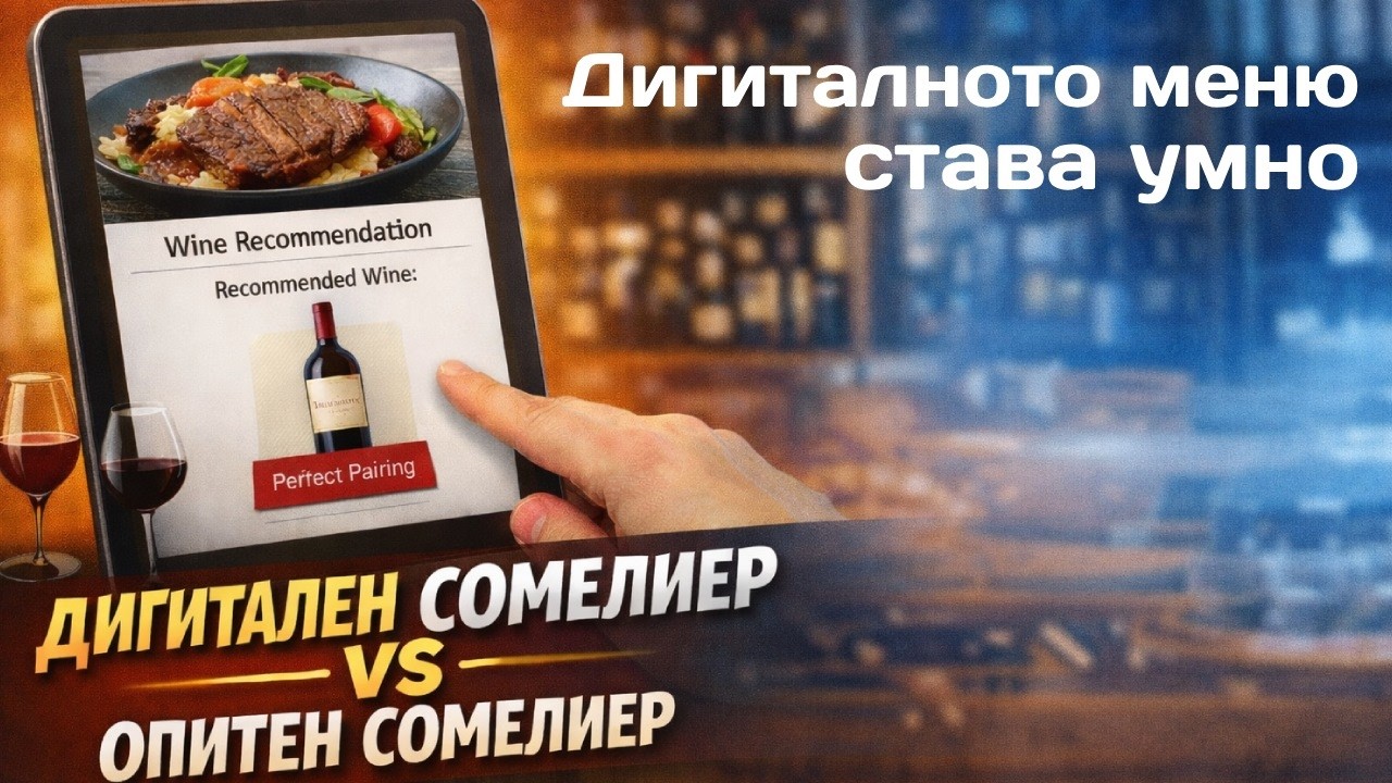 Дигиталната еволюция на винения лист. Защо иновативните ресторанти София инвестират в AI сомелиери?