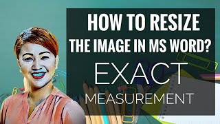 MS WORD | Resizing image with EXACT size!