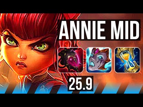 ANNIE vs AKALI (MID) | KR Grandmaster | 25.9