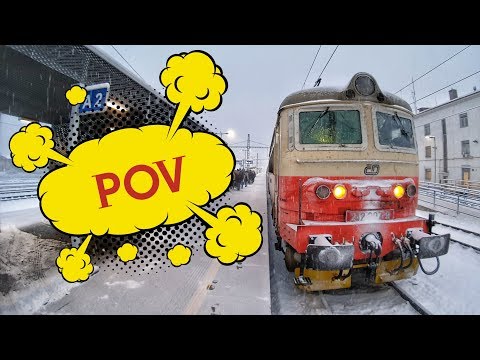 POV of Czech Train driver: Žďár nad Sázavou - Brno Řečkovice [4K]