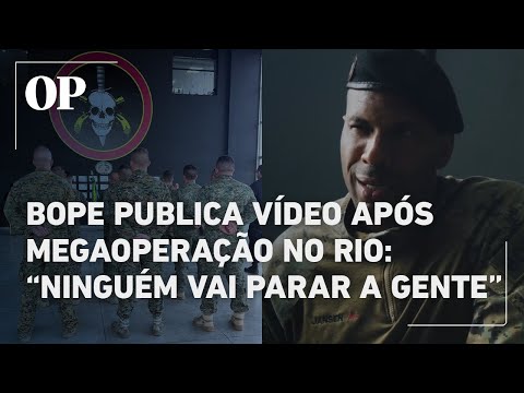 Rio's BOPE (Special Police Operations Battalion) pays tribute to officers killed in mega-operatio...