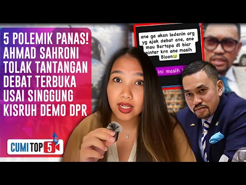 SKAKMAT! Ahmad Sahroni Ditantang Debat Salsa Erwina Usai Sebut "ORANG TOL*L SEDUNIA" | CUMI TOP V