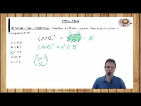 0813 - FUNCAB - 2016 - SEGEP/MA - CONJUNTOS (www.gurudamatematica.com.br)