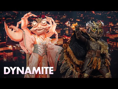 Oehoe & King Krab - ‘Dynamite’ | The Masked Singer | Seizoen 5 | VTM