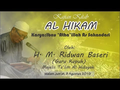 "LIVE" Guru Kapuh - KITAB AL HIKAM,  Pengajian Malam Jum'at, 8 Agustus 2019