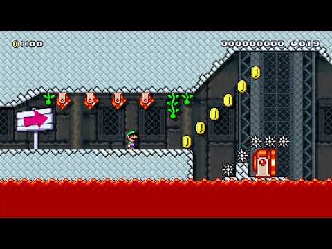[20s] Cannonball Chase by Emilio!! - Super Mario Maker 2 - No Commentary 1by 1bz