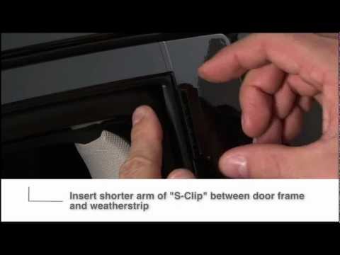 WeatherTech Side Window Deflector (with S-Clips) Installation Video