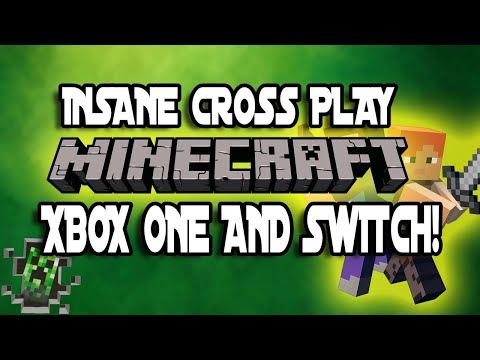 CROSS PLAY MINECRAFT BETWEEN XBOX ONE AND SWITCH! SEE BOTH AT SAME TIME! SPECIAL SET UP!
