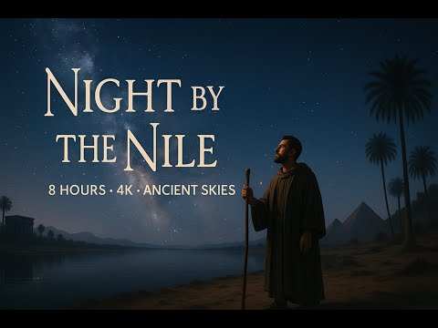 Night by the Nile – A Meditative Journey Through Moses’ Sky | 8 Hours | 4K