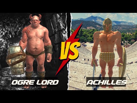 Ogre Lord vs Achilles - Animal Revolt Battle Simulator