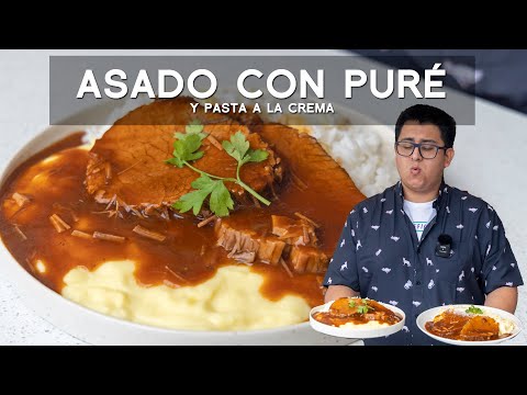 HOW TO PREPARE ROAST WITH PUREE AND CREAM PASTA | ALEXANDER QUESQUÉN | ACOMER.PE