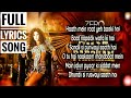 Zero Hush Parcham Lyrics Video Song Shah Shahrukh Khan