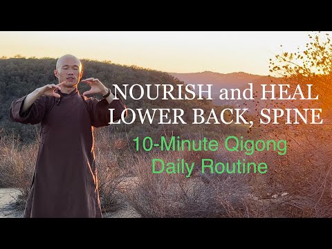NOURISH and HEAL LOWER BACK, SPINE | 10-Minute Qigong Daily Routine