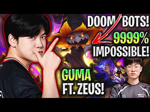 T1 GUMAYUSI tries NEW DOOM BOTS MODE! 😱MAXIMUM DIFFICULTY🔥 99,99% IMPOSIBLE! ft. HLE ZEUS!