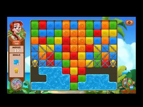 Lost Island Blast Adventure Level 758 NO BOOSTERS - A S GAMING