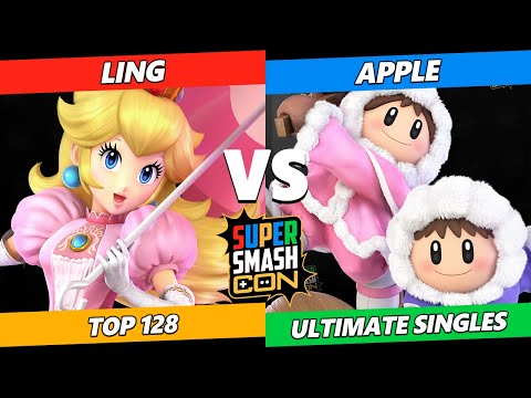 SSC 2022 - Ling (Peach) Vs. Apple (Ice Climbers) Smash Ultimate Tournament