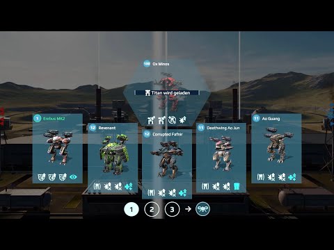 War Robots : Two good  Rounds | Ao Jun, Revenant, Fafnir, Erebus | BR Gameplay