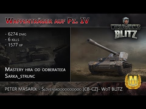 WotBlitz 🤠 Waffenträger auf Pz. IV ~ 6274 dmg ~ 6 kills