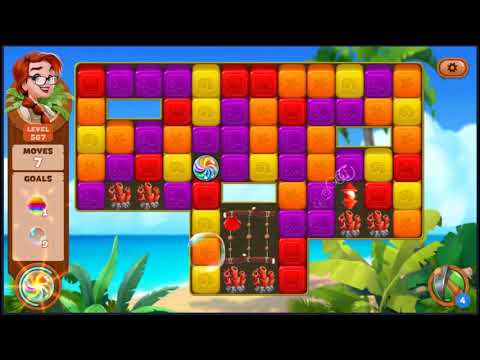 Lost Island Blast Adventure Level 567 - NO BOOSTERS 🏝️ | SKILLGAMING ✔️