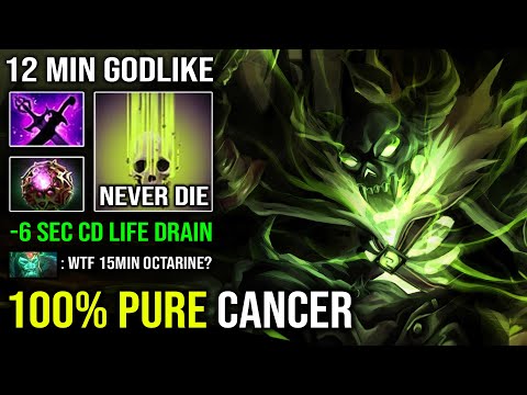 NEW CRAZY MID PUGNA 100% Deadly Magical Burst -6s Life Drain CD & 12Min Godlike EZ MMR DotA 2