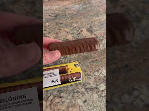 Ikea chocolate bar (taste like Twix) #shopping #shopwithme #ikea