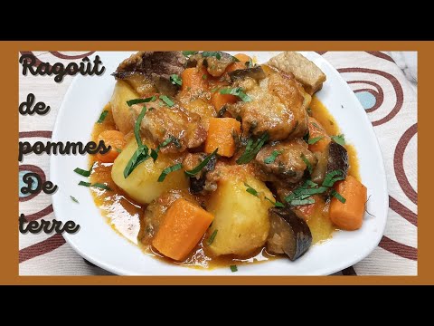 Recette du ragoût de pommes de terre aux légumes et à la viande?