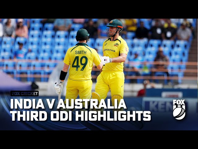 India v Australia – 3rd ODI Full Match Highlights I 27/09/23 I Fox Cricket