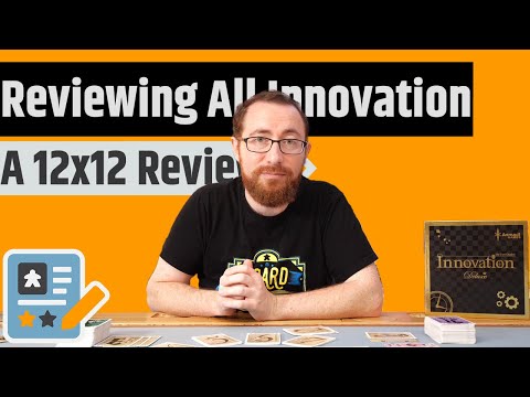 Innovation 12x12 Review - Base Game & 4 Expansions, What's Good, Bad & Skippable
